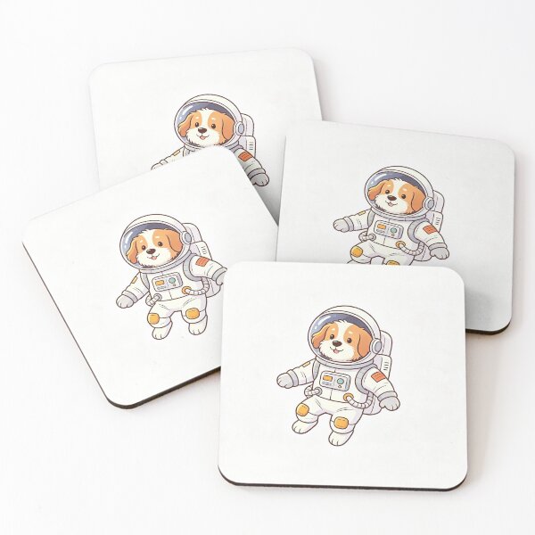 Item preview, astronaut dog designed and sold by mixoubraw.