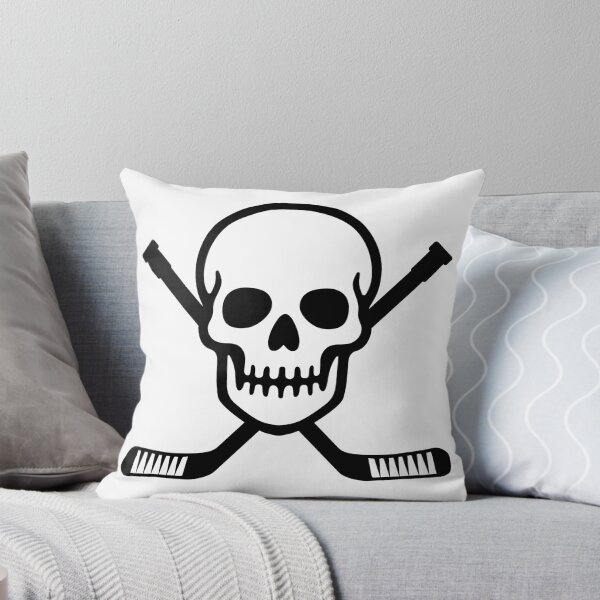 Item preview, Hockey Skull and Crossbones designed and sold by ZamboniZingers.
