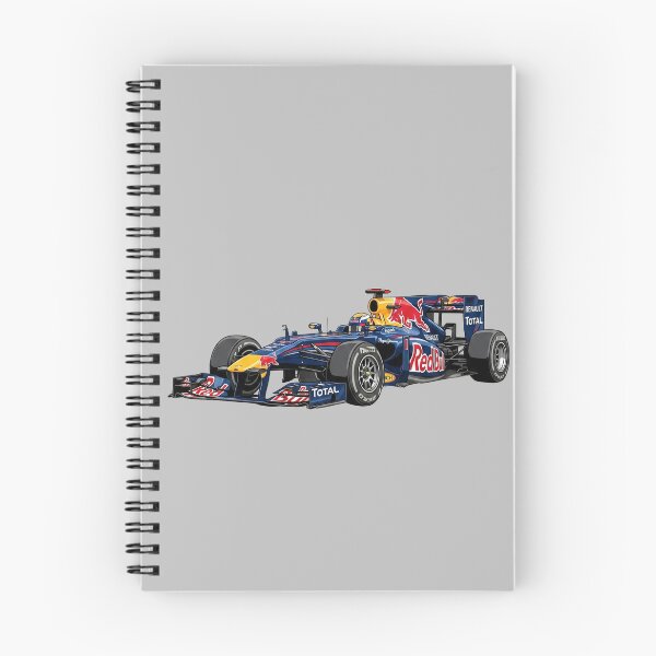 Item preview, 2010 Red Bull RB6 Sebastian Vettel World Champion F1 Racing Car Illustration designed and sold by Motorline44.
