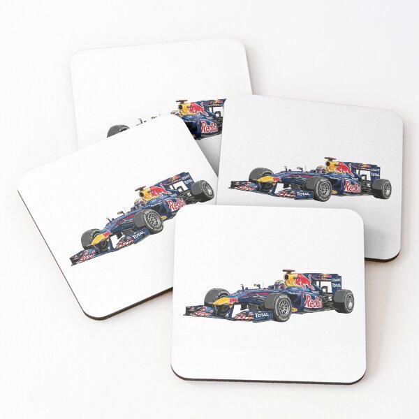 Item preview, 2010 Red Bull RB6 Sebastian Vettel World Champion F1 Racing Car Illustration designed and sold by Motorline44.