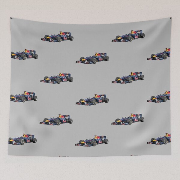 Item preview, 2010 Red Bull RB6 Sebastian Vettel World Champion F1 Racing Car Illustration designed and sold by Motorline44.