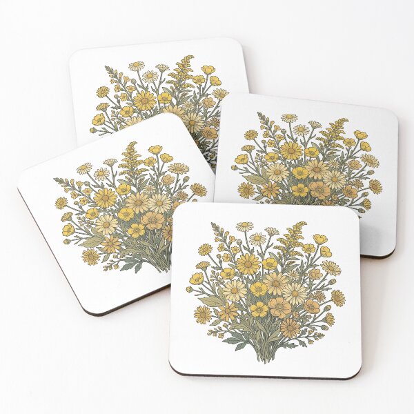 Item preview, Wild Meadow Flower Bouquet Botanical Art designed and sold by TheWildLanding.