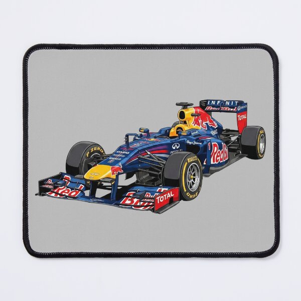 Item preview, 2011 Red Bull RB7 Sebastian Vettel World Champion F1 Racing Car Illustration designed and sold by Motorline44.