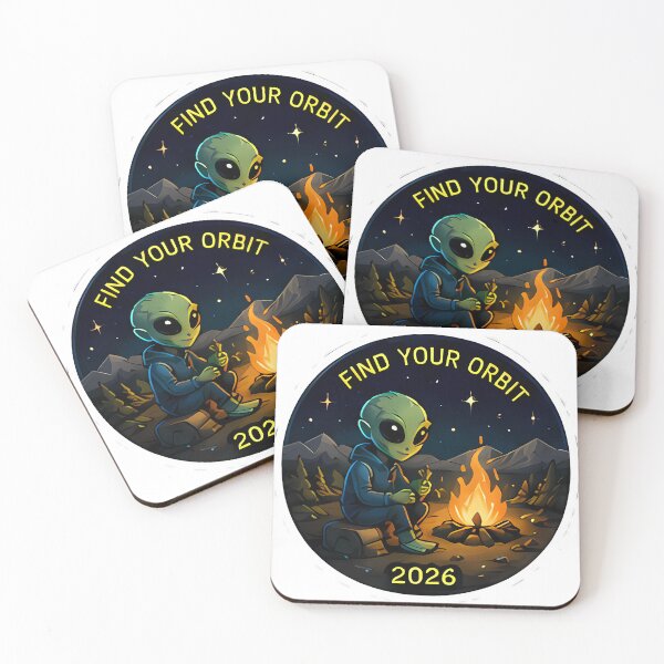 Item preview, Find Your Orbit 2026 — Alien Campfire designed and sold by ikramandco.
