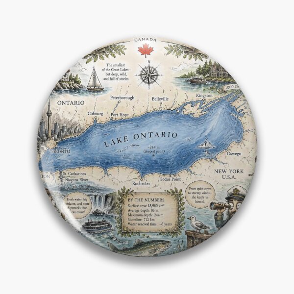 Item preview, Lake Ontario designed and sold by Talpha.
