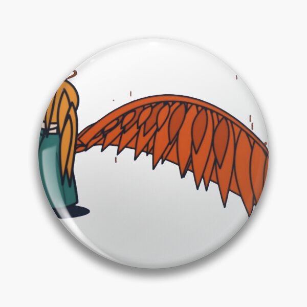 Item preview, Fallen Wing Anime Angel Silhouette designed and sold by Lwnotag.