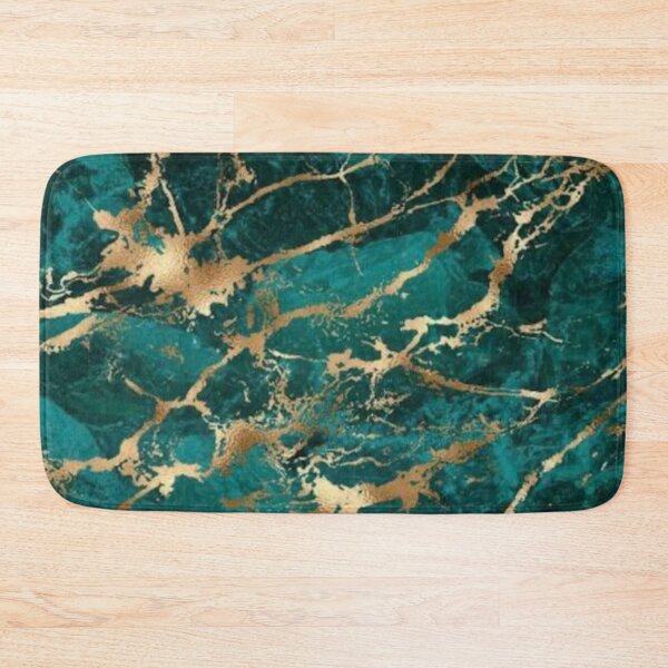 Item preview, Emerald Green and Gold Marble  designed and sold by ZedColors.
