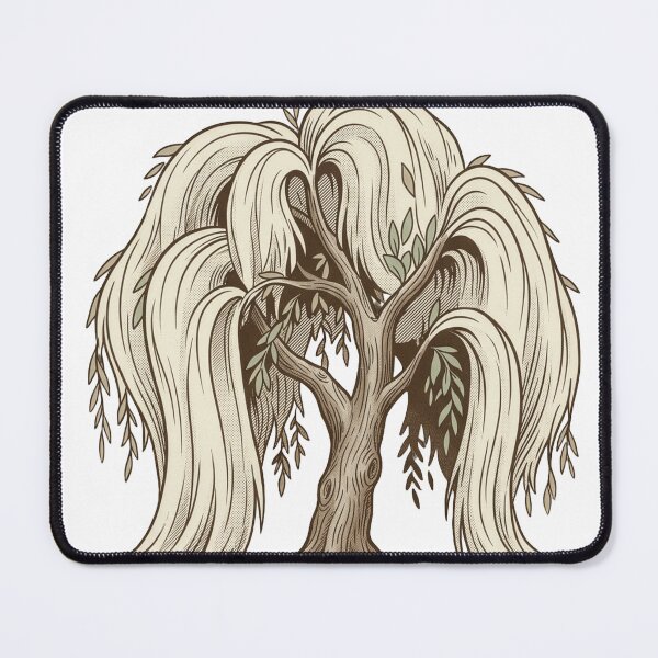 Item preview, Weeping Willow Tree Botanical Illustration designed and sold by TheWildLanding.