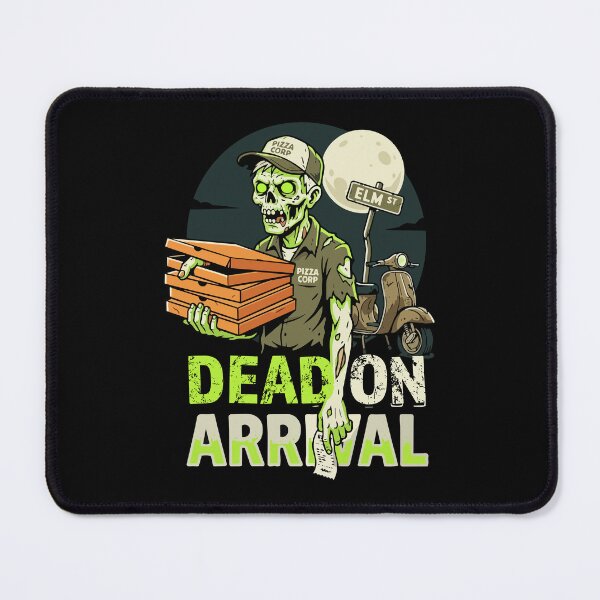 Item preview, Dead On Arrival Funny Zombie Pizza Delivery Halloween designed and sold by Uglyandcute.