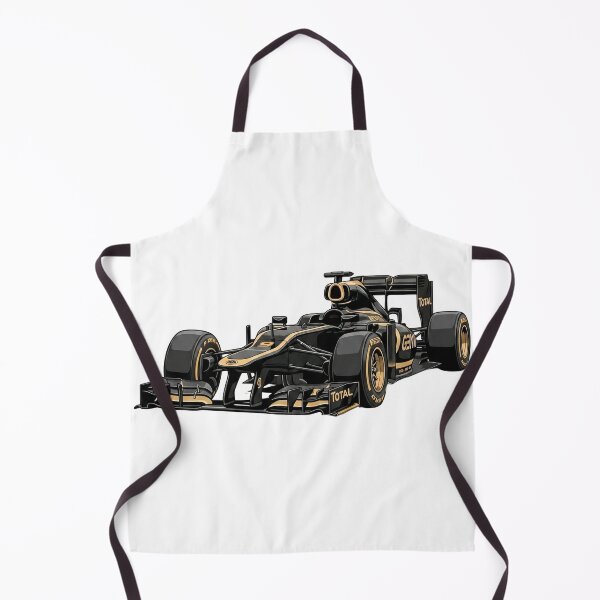 Item preview, 2012 Lotus E20 Kimi Raikkonen Black Gold Livery F1 Racing Car Illustration designed and sold by Motorline44.