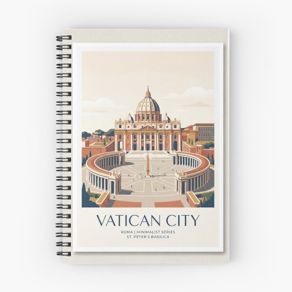 Item preview, Vatican City St. Peter’s Basilica & Square Travel Poster designed and sold by ElartedeNoel.