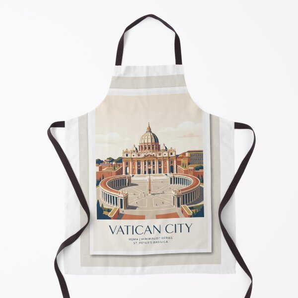 Item preview, Vatican City St. Peter’s Basilica & Square Travel Poster designed and sold by ElartedeNoel.
