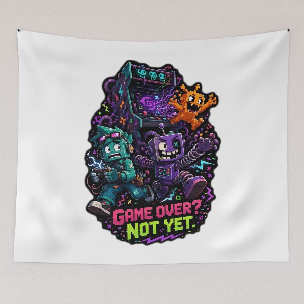 Item preview, Game Over Not Yet. designed and sold by CarinaScarbroug.