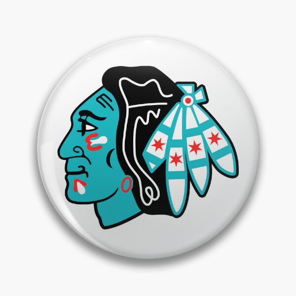 Item preview, Chicago Blackhawks Flag Feathers  designed and sold by ZamboniZingers.