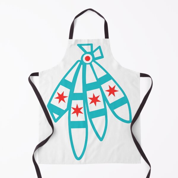 Item preview, Chicago Flag Feathers designed and sold by ZamboniZingers.