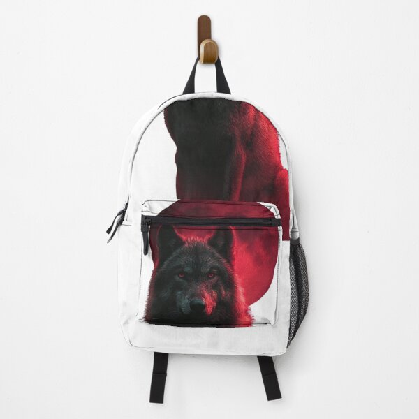Item preview, Blood Moon Black Wolf- Dark Mystic Silhouette designed and sold by LC&LCPlatform.