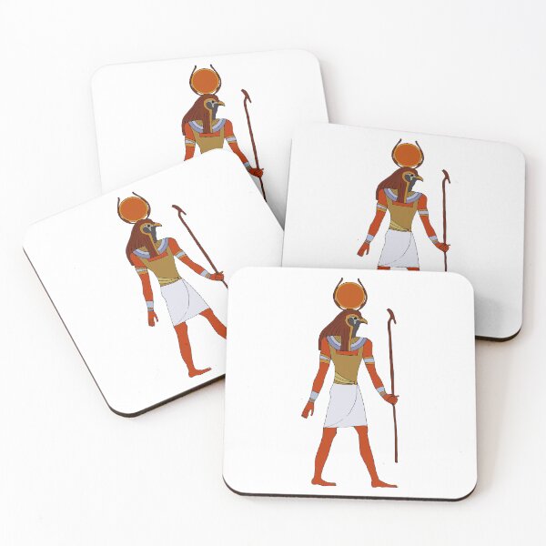 Item preview, Ra Sun God Illustration | Ancient Egyptian Deity Art | Pharaonic Falcon Mythology designed and sold by GulfSignature.