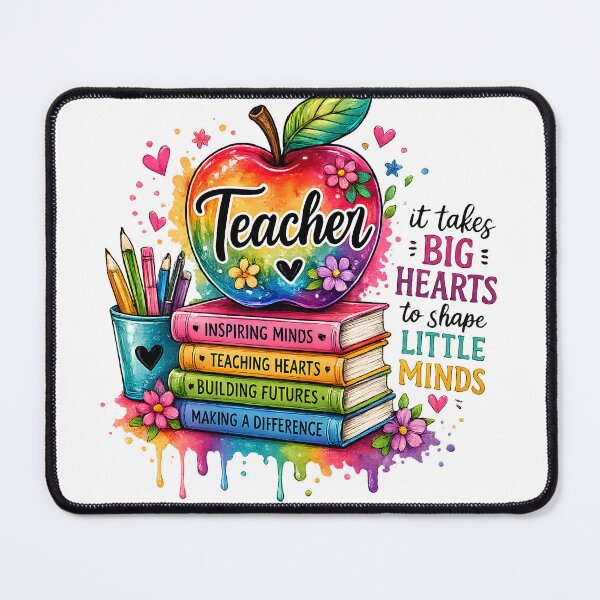 Item preview, Teacher With a Big Heart | Colorful Teacher Appreciation designed and sold by Say It With a Shirt LLC.