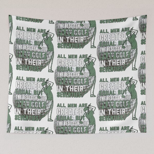 Item preview, Golf in Their Seventies – Vintage Senior Golfer Design designed and sold by Szpaku desart .