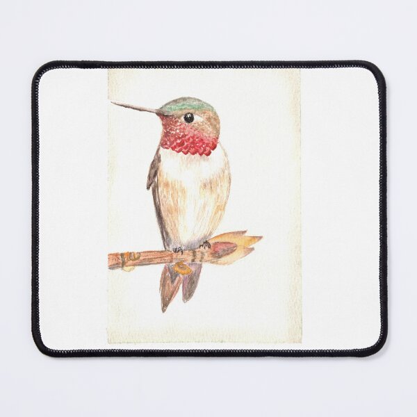 Item preview, Rufous Hummingbird watching over his terrain designed and sold by By Keka.