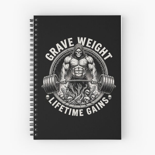 Item preview, Grim Reaper Deadlift Grave Weight Lifetime Gains designed and sold by Skulls & Calaveras.