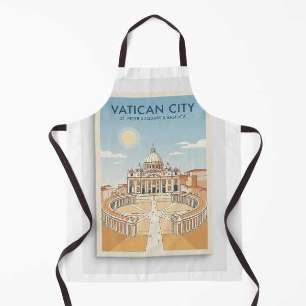Item preview, Vatican City St. Peter’s Basilica & Square Travel Poster designed and sold by ElartedeNoel.
