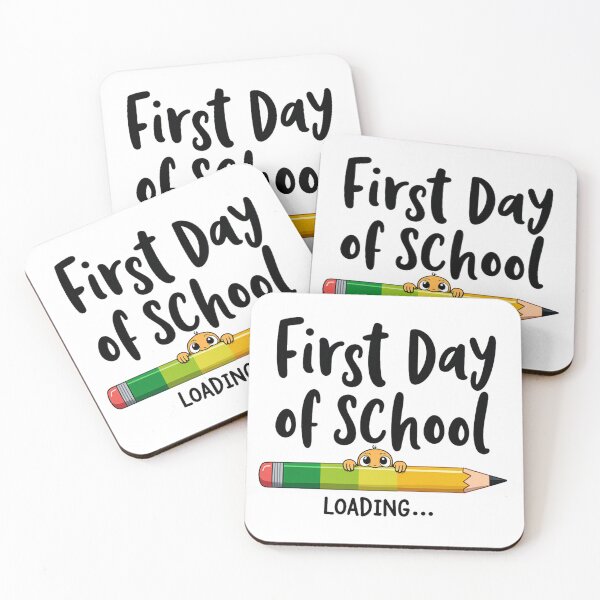 Item preview, First day of school loading pencil progress bar designed and sold by Prints by Mat.