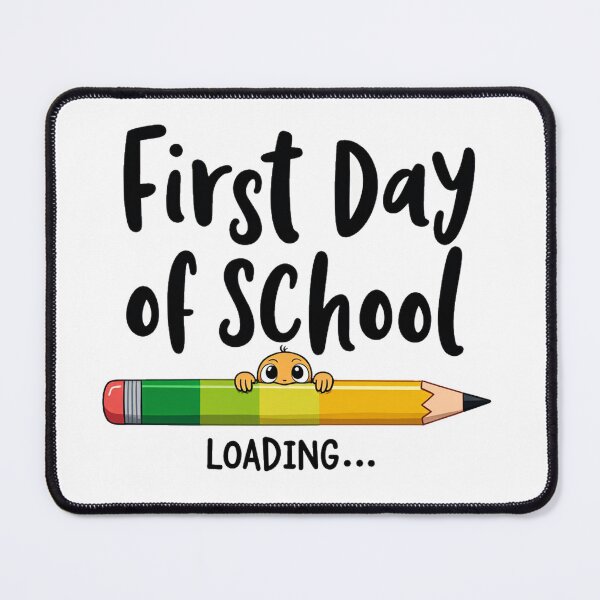 Item preview, First day of school loading pencil progress bar designed and sold by Prints by Mat.