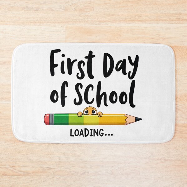 Item preview, First day of school loading pencil progress bar designed and sold by Prints by Mat.