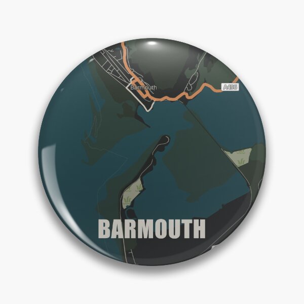 Item preview, Barmouth Map Poster - Dark Signal designed and sold by Patterned by Pixels.