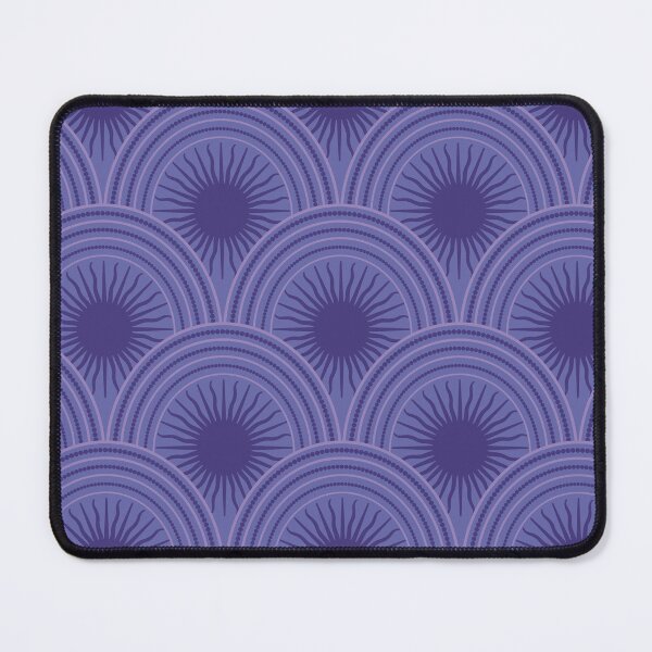 Item preview, Scalloped Suns in Potion Purple and Periwinkle designed and sold by YesterdayColl.