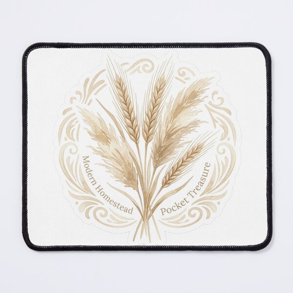 Item preview, Modern Homestead Pocket Treasure Wheat Sticker designed and sold by TheWildLanding.