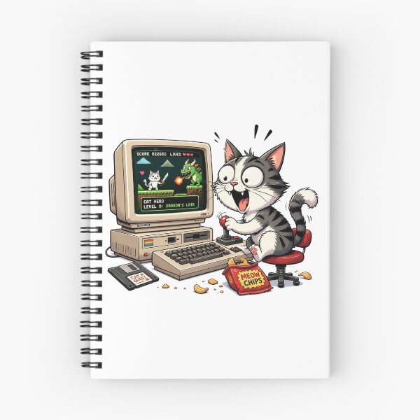 Item preview, Meow retro gamer designed and sold by Talpha.