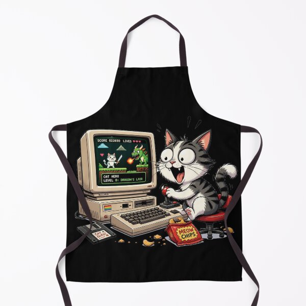 Item preview, Meow retro gamer designed and sold by Talpha.