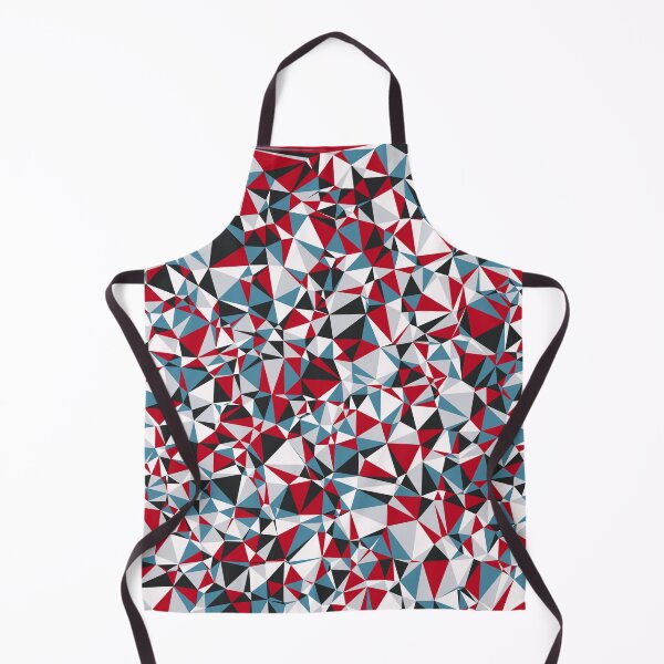 Item preview, Red, White, Blue, Black & Gray Triangular Mosaic Pattern Design designed and sold by DymondDesigns.