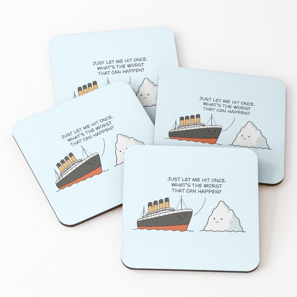 Item preview, Titanic Iceberg – Just Let Me Hit Once designed and sold by GraphicWorlds.