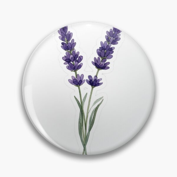 Item preview, Lavender Sprig Botanical Watercolor Illustration designed and sold by TheWildLanding.