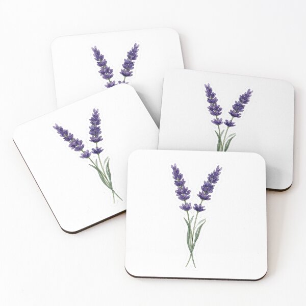 Item preview, Lavender Sprig Botanical Watercolor Illustration designed and sold by TheWildLanding.