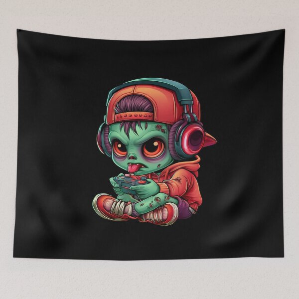 Item preview, Spooky Zombie Gamer designed and sold by adees293.
