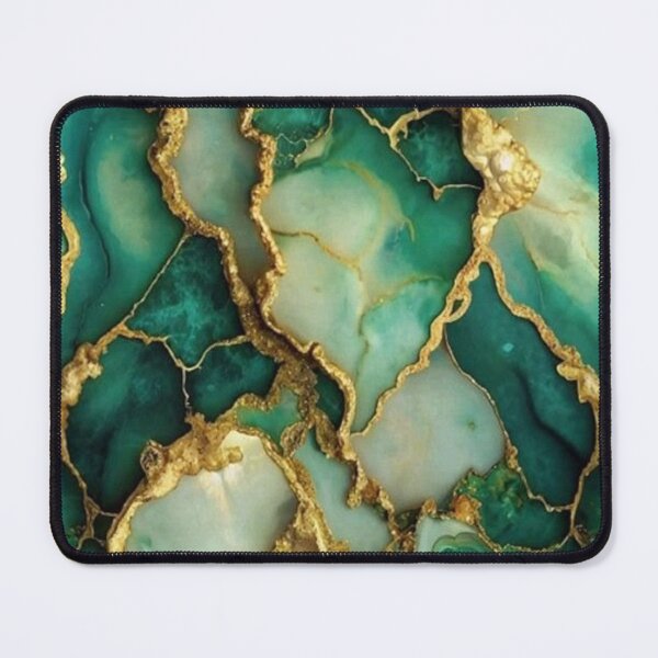 Item preview, Green and Gold Marble designed and sold by ZedColors.
