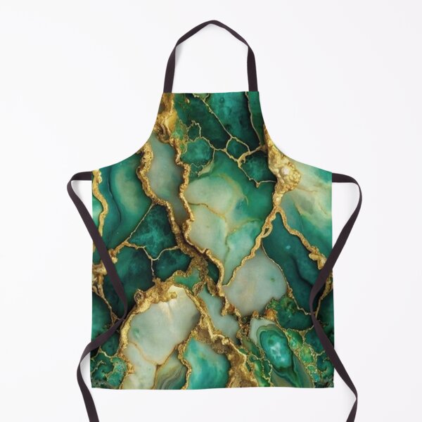 Item preview, Green and Gold Marble designed and sold by ZedColors.