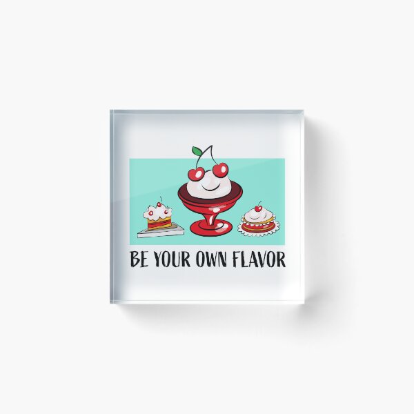 Item preview, Be Your Own Flavor Cute Desserts designed and sold by Ekaterina  Biserova.