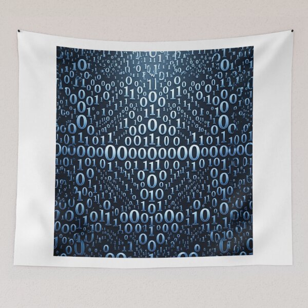 Item preview, Repeating Pattern Of Zero's And One's designed and sold by Home Decor Art.