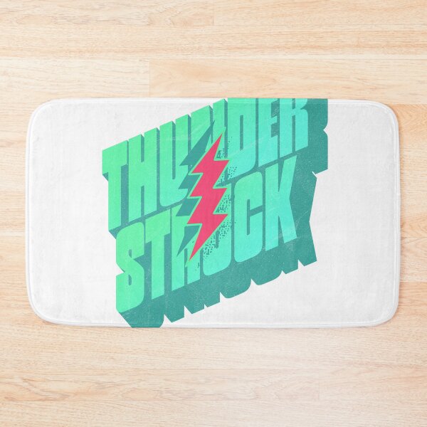 Item preview, Thunderstruck Typhography Art designed and sold by imagifaa.