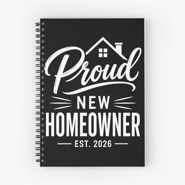 Item preview, new homeowner proud housewarming est. 2026 designed and sold by ROUX-ART.