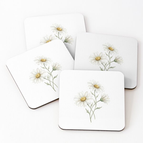 Item preview, Daisy Wildflower Botanical Watercolor Illustration designed and sold by TheWildLanding.