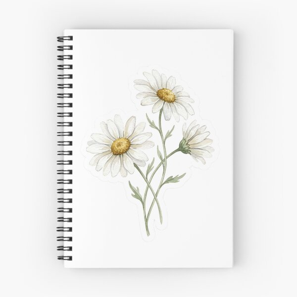 Item preview, Daisy Wildflower Botanical Watercolor Illustration designed and sold by TheWildLanding.