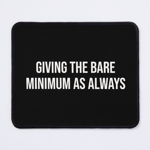 Item preview, Giving the Bare Minimum designed and sold by GraphicWorlds.