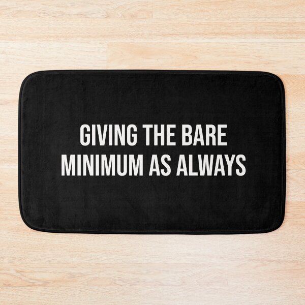 Item preview, Giving the Bare Minimum designed and sold by GraphicWorlds.