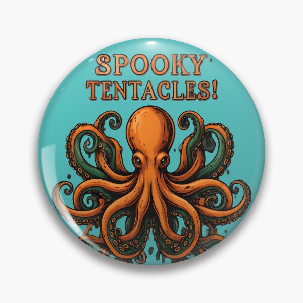 Item preview, Spooky tentacles - Halloween octopus ghost designed and sold by ParadoxParadox.
